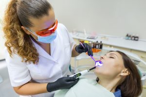 sedated dental patient